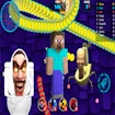 Skibidi Toilet Snake.io w Minecraft